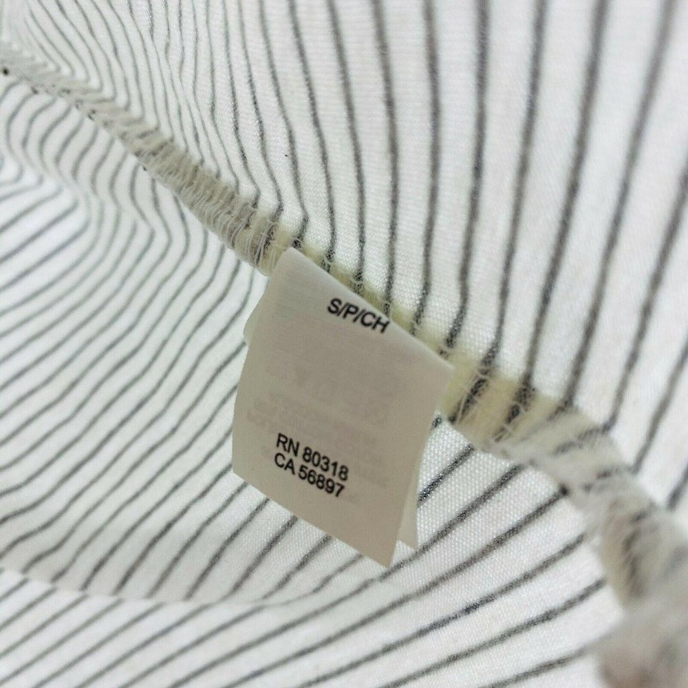 Lucky Brand Women Stripe Floral Graphic Shirt Top - Picture 5 of 6